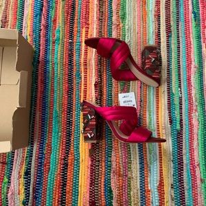 Pink mules